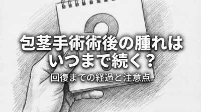 包茎手術術後の腫れはいつまで続く？