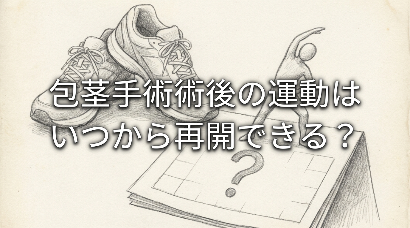 包茎手術術後の運動はいつから再開できる？