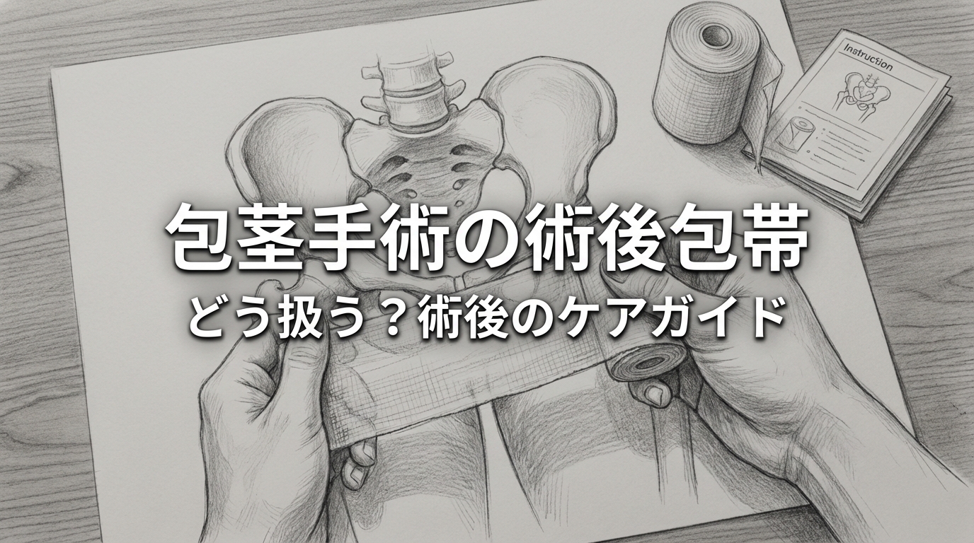 包茎手術の術後包帯はどう扱う？