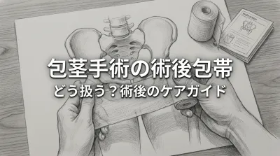 包茎手術の術後包帯はどう扱う？