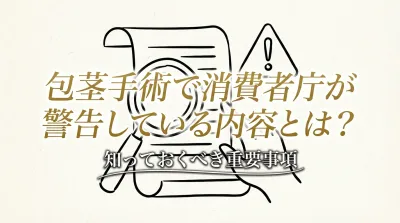 包茎手術で消費者庁が警告している内容とは？