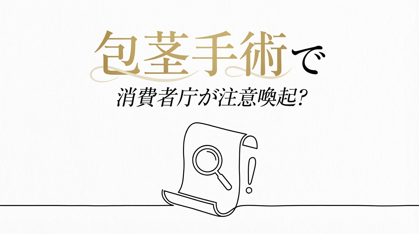 包茎手術で消費者庁が注意喚起?