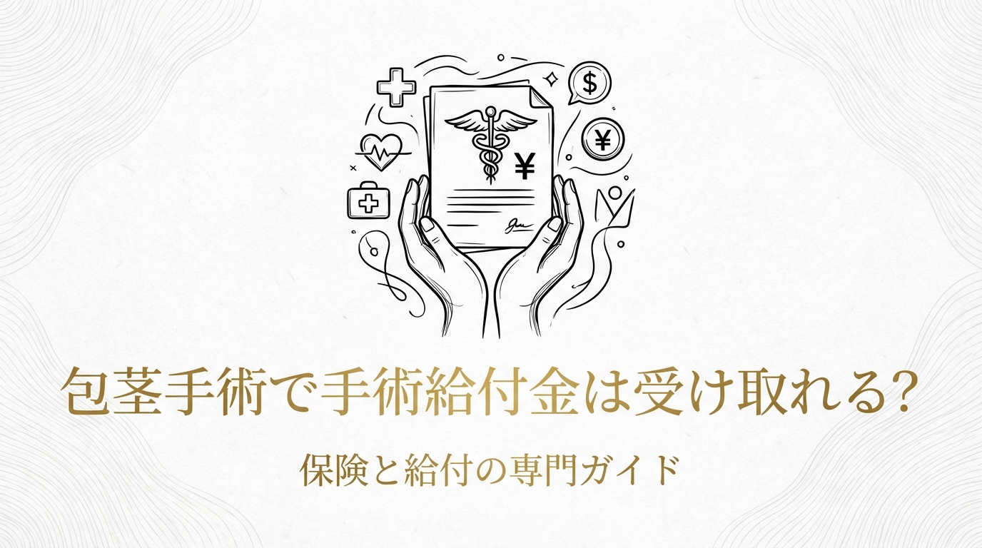 包茎手術で手術給付金は受け取れる？
