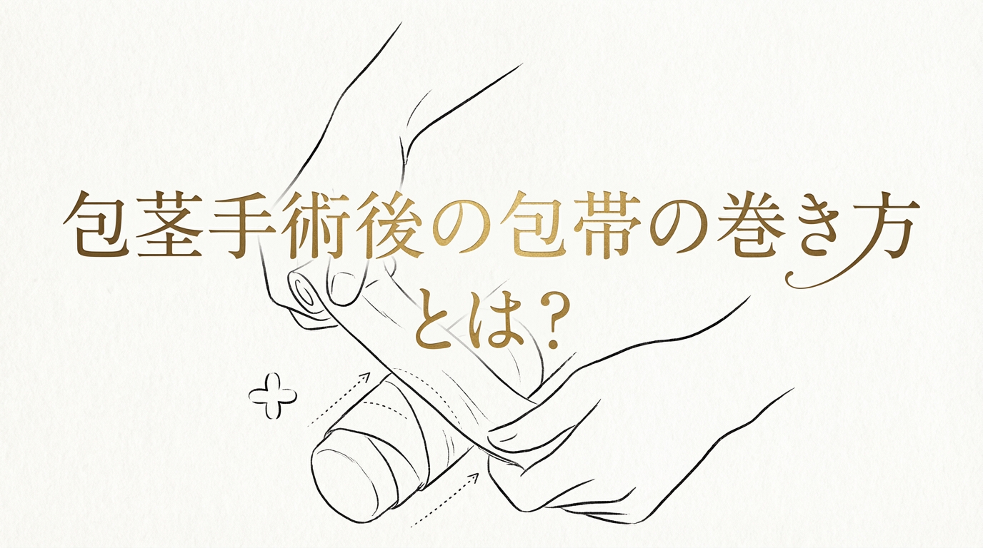 包茎手術後の包帯の巻き方とは？