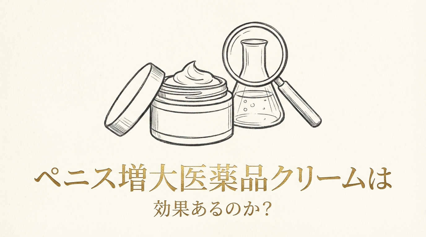 ペニス増大医薬品クリームは効果あるのか?