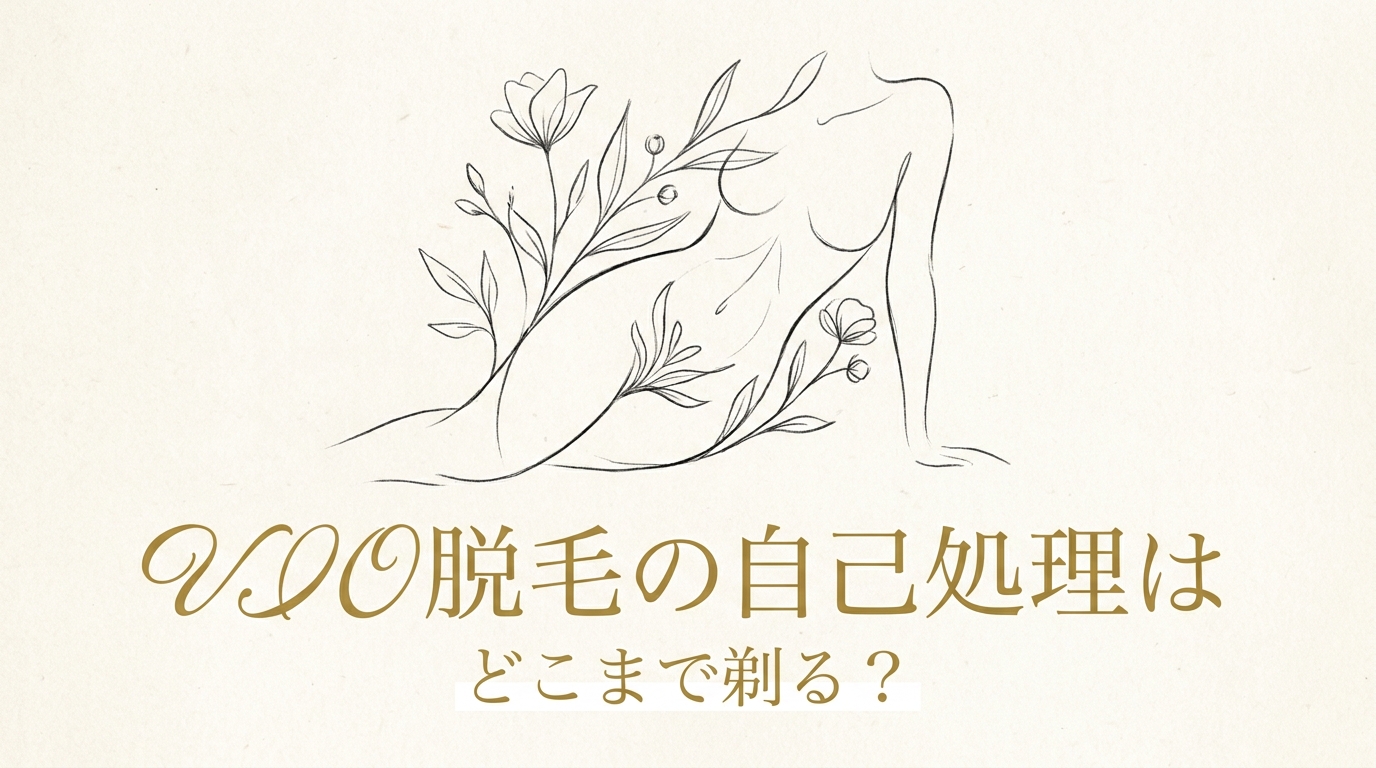 VIO脱毛の自己処理はどこまで剃る？