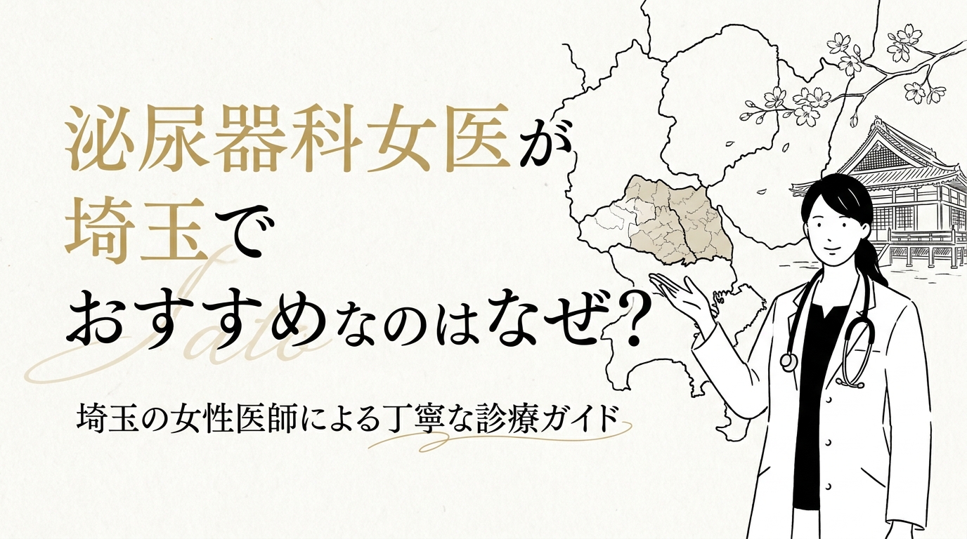 泌尿器科女医が埼玉でおすすめなのはなぜ？