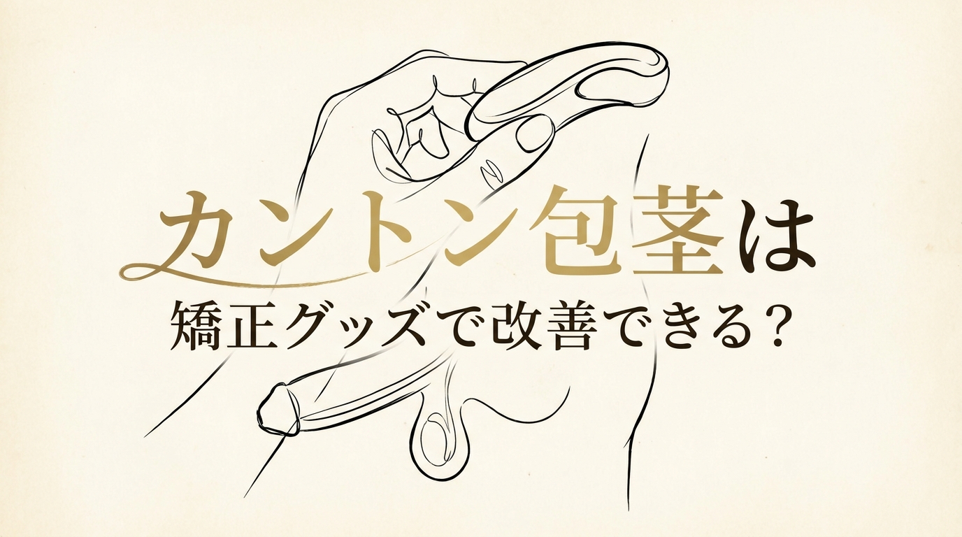 カントン包茎は矯正グッズで改善できる？