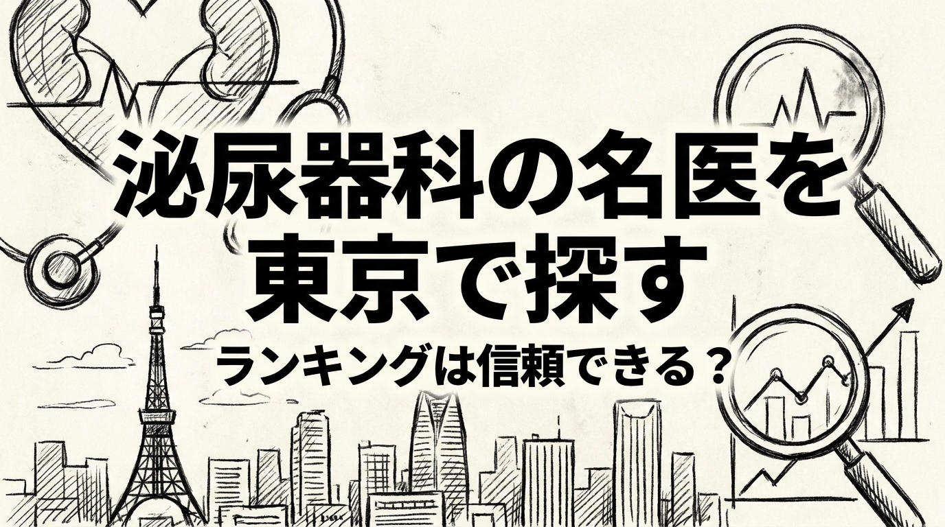 泌尿器科の名医を東京で探すランキングは信頼できる？