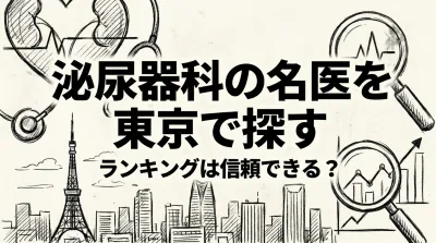 泌尿器科の名医を東京で探すランキングは信頼できる？