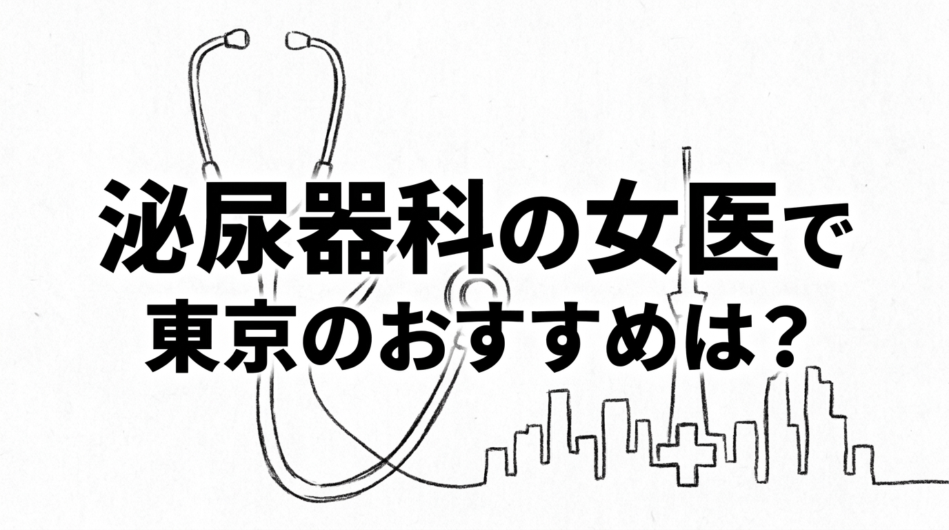 泌尿器科の女医で東京のおすすめは？