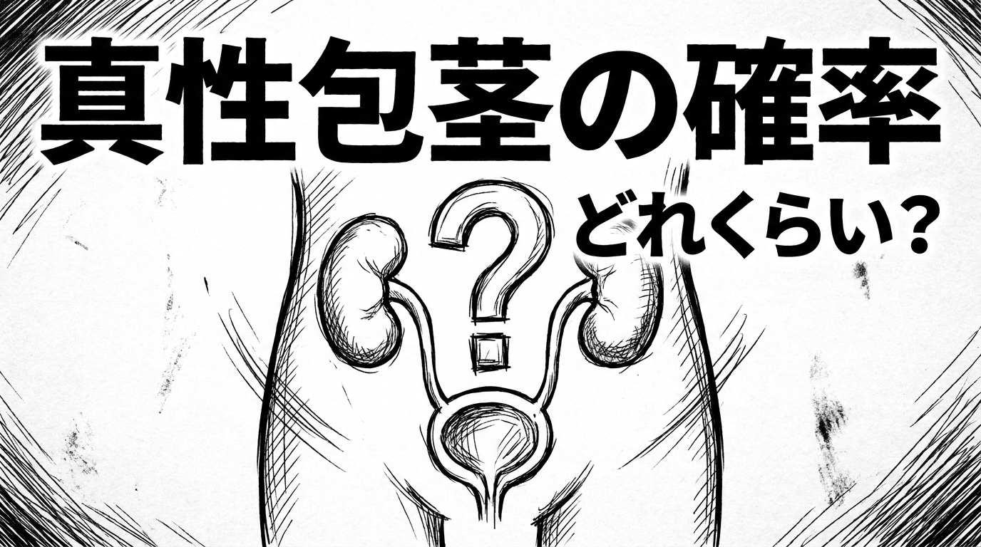真性包茎の確率はどれくらい?
