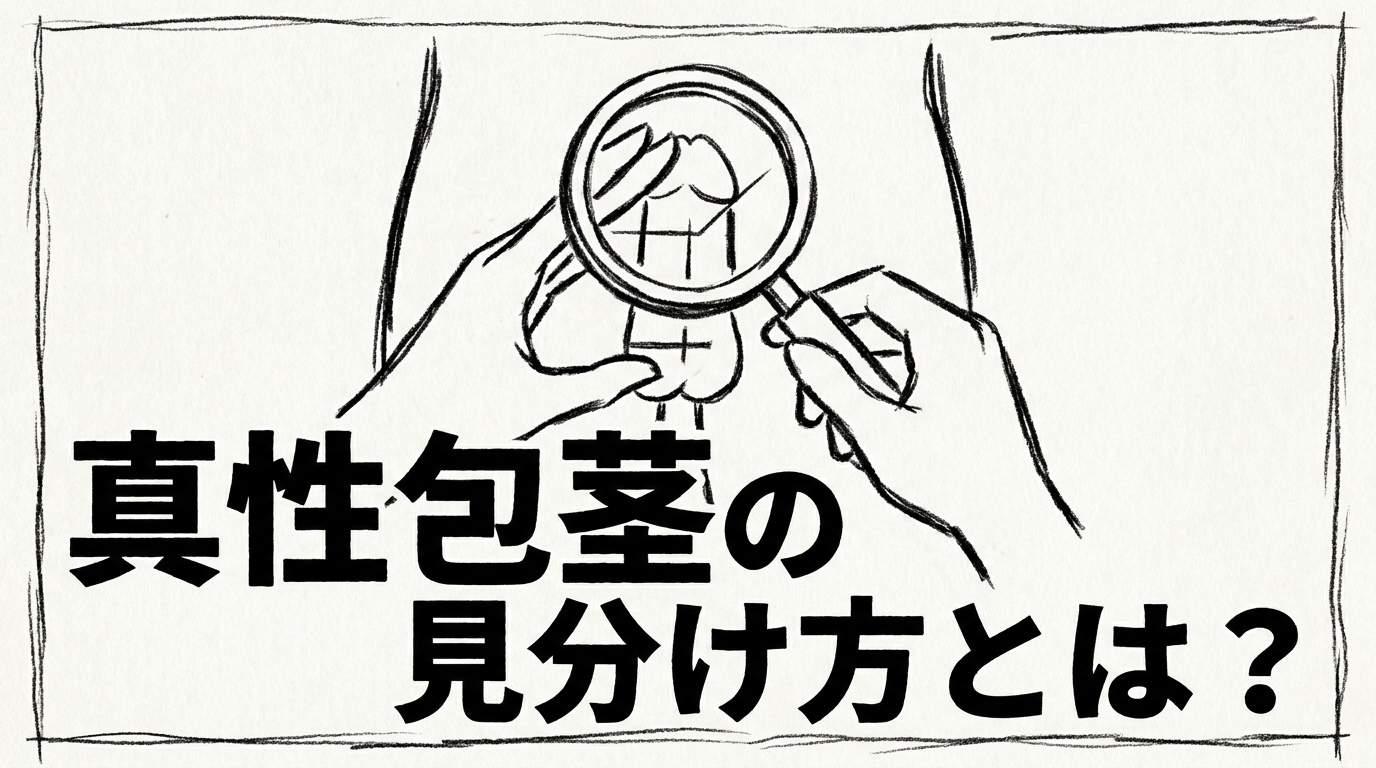 真性包茎の見分け方とは？