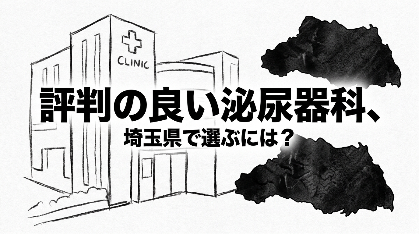 評判の良い泌尿器科、埼玉県で選ぶには？