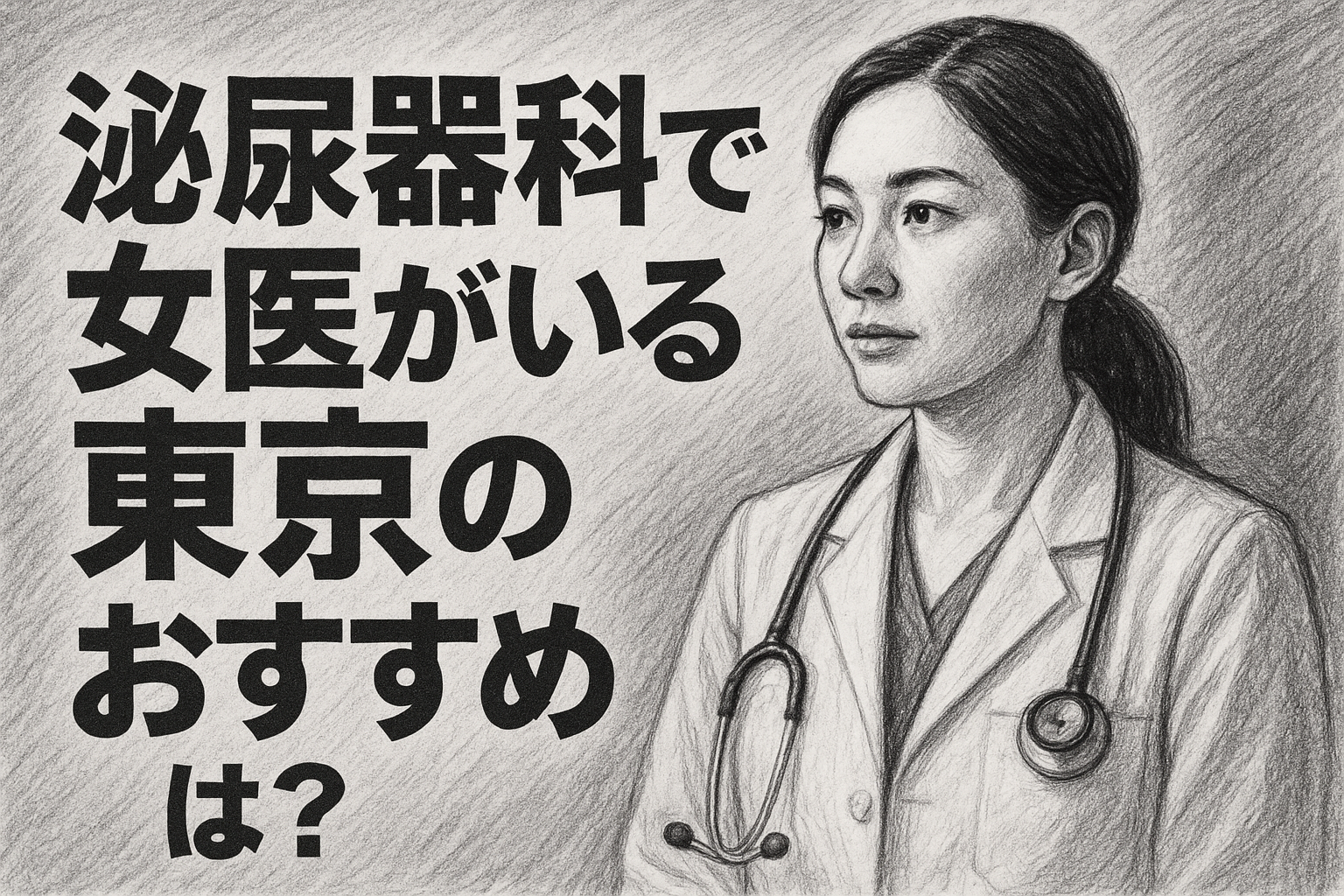 泌尿器科で女医がいる東京のおすすめは？