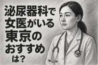 泌尿器科で女医がいる東京のおすすめは？