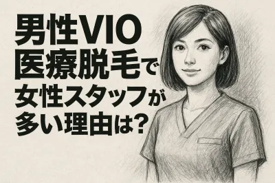 男性VIO医療脱毛で女性スタッフが多い理由は？