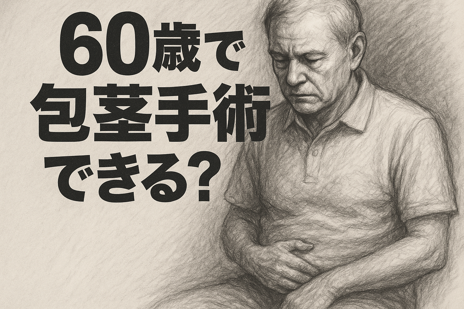60歳で包茎手術できる?