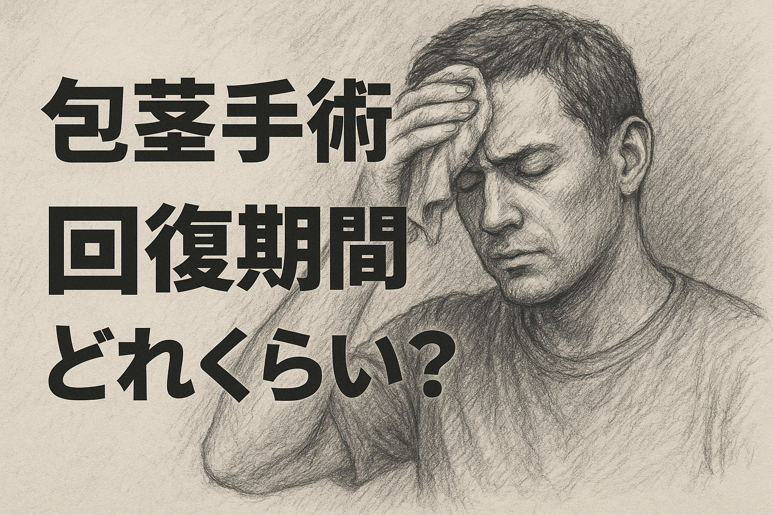 包茎手術の回復期間はどれくらい?