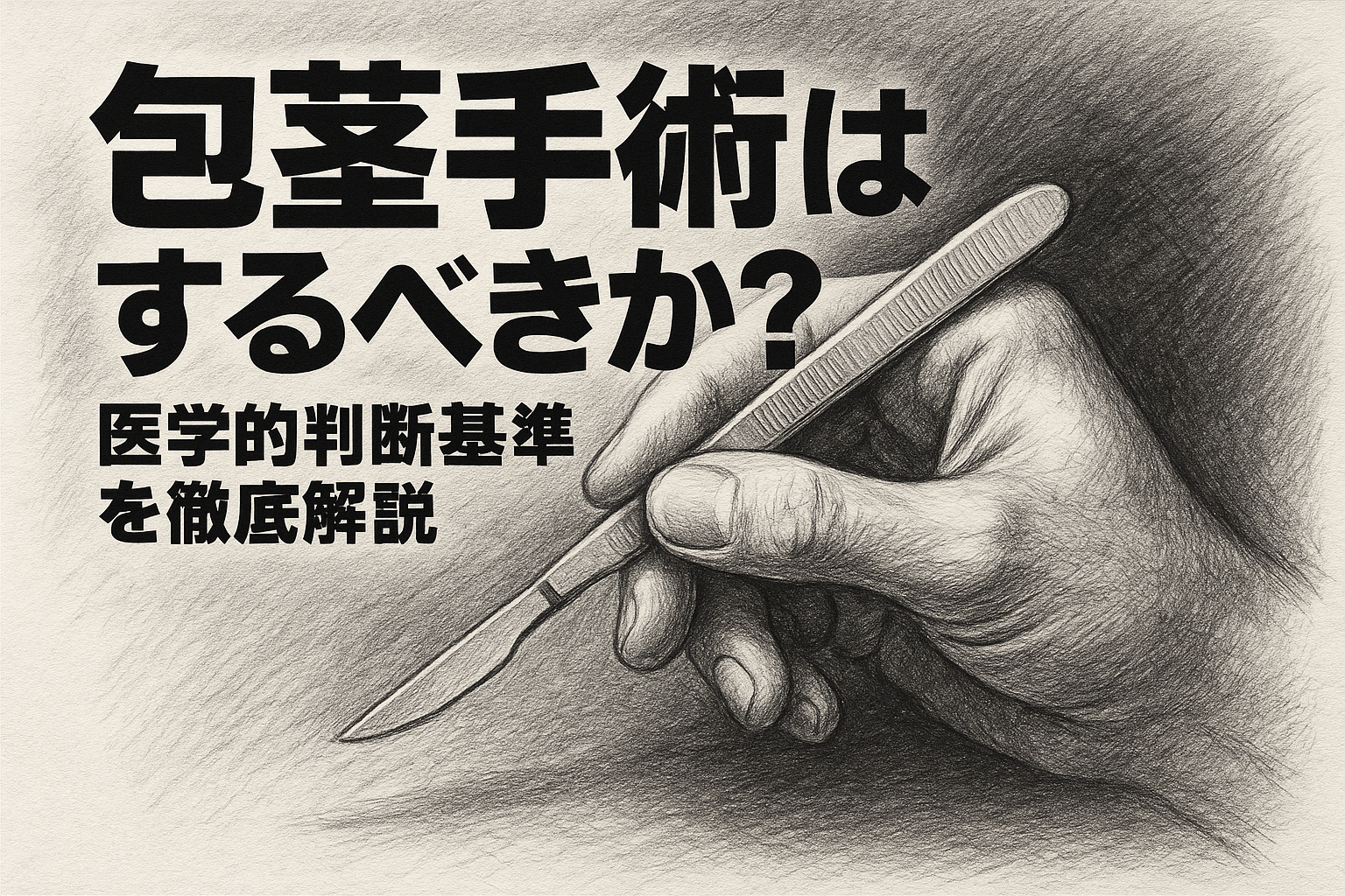 包茎手術はするべきか？医学的判断基準を徹底解説