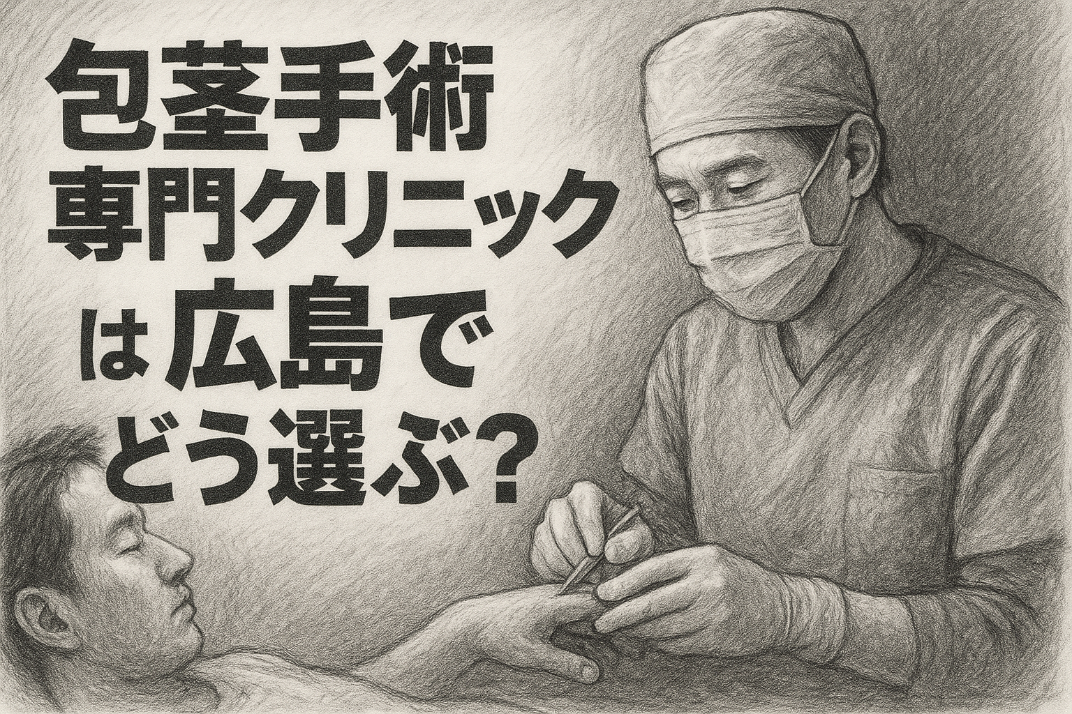 包茎手術専門クリニックは広島でどう選ぶ?