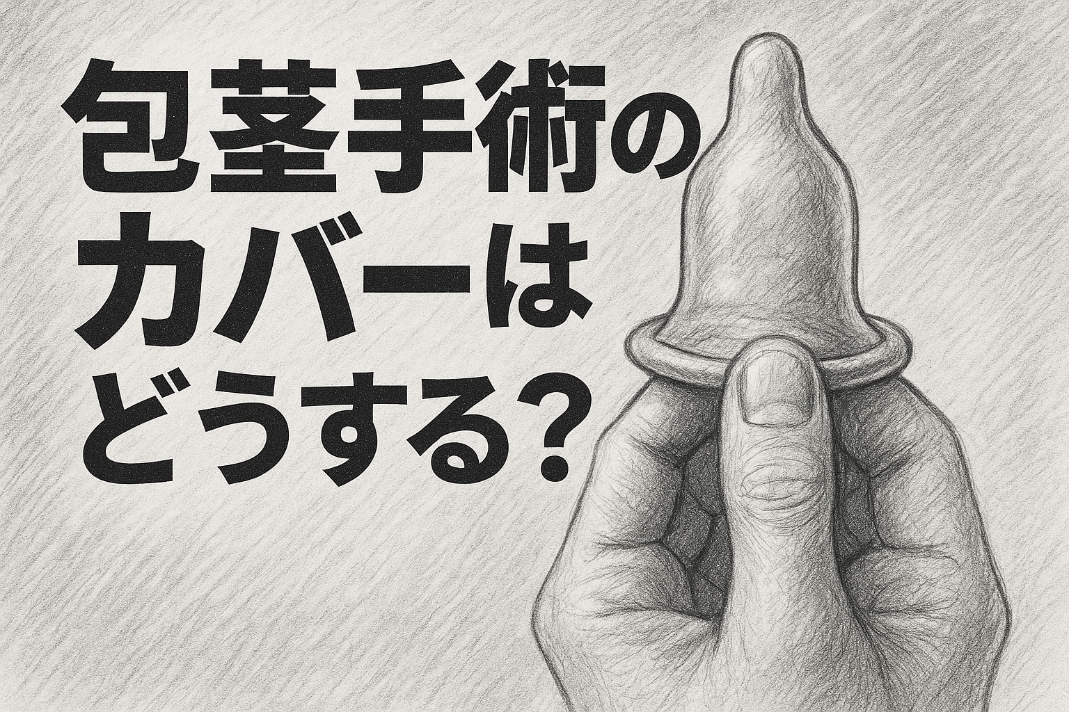 包茎手術後のカバーはどうする？