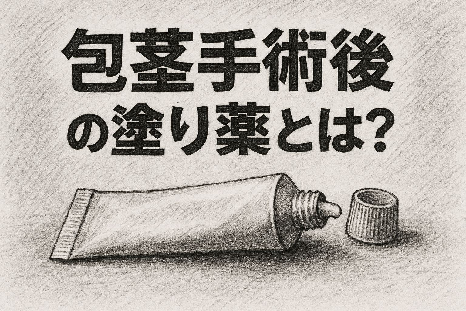 包茎手術後の塗り薬とは?