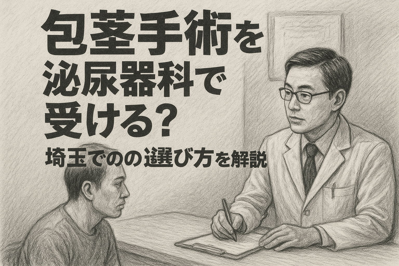 包茎手術を泌尿器科で受ける?埼玉での選び方を解説