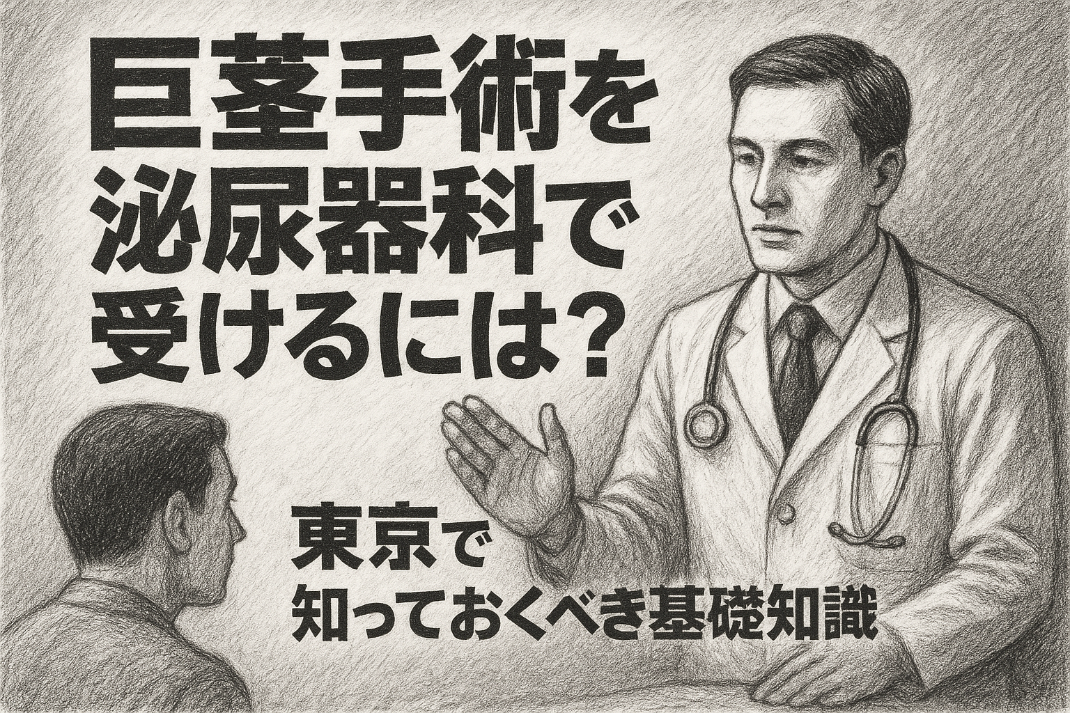 包茎手術を泌尿器科で受けるには？東京で知っておくべき基礎知識