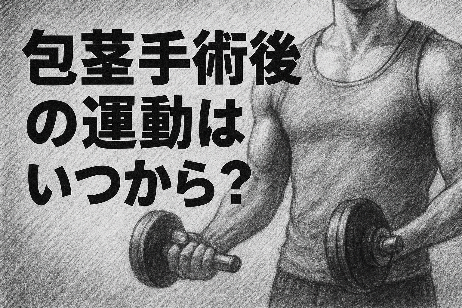 包茎手術後の運動はいつから？