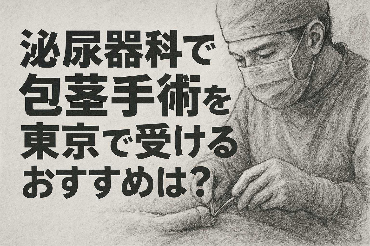 泌尿器科で包茎手術を東京で受けるおすすめは?