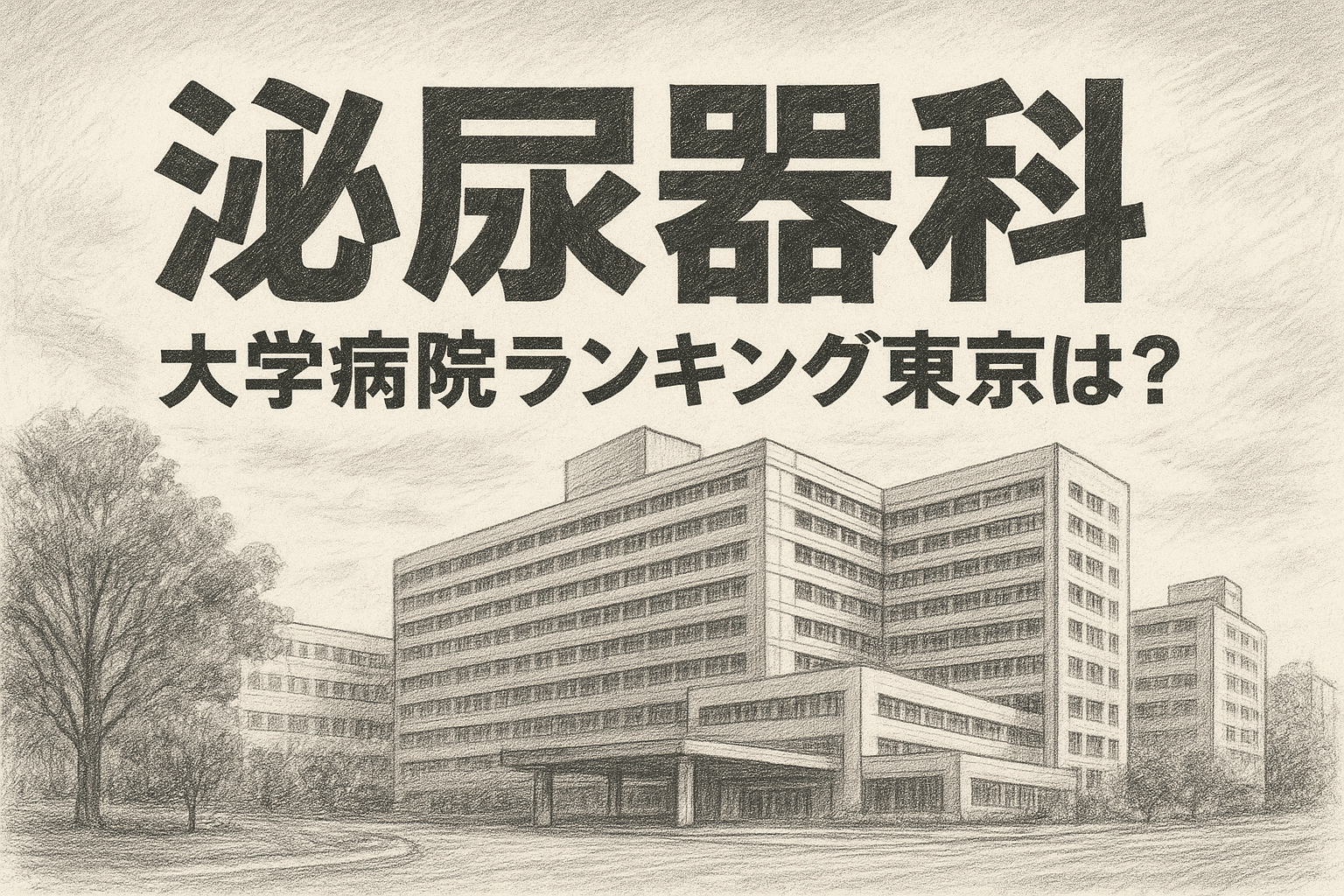 泌尿器科の大学病院ランキング東京は？