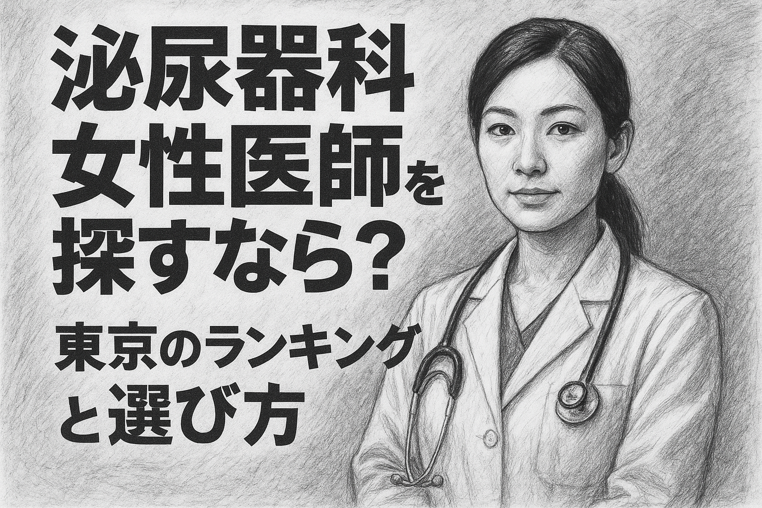 泌尿器科で女性医師を探すなら？東京のランキングと選び方