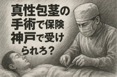 真性包茎の手術で保険適用は神戸で受けられる？