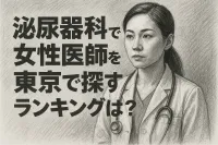 泌尿器科で女性医師を東京で探すランキングは？