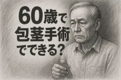 60歳で包茎手術はできる?