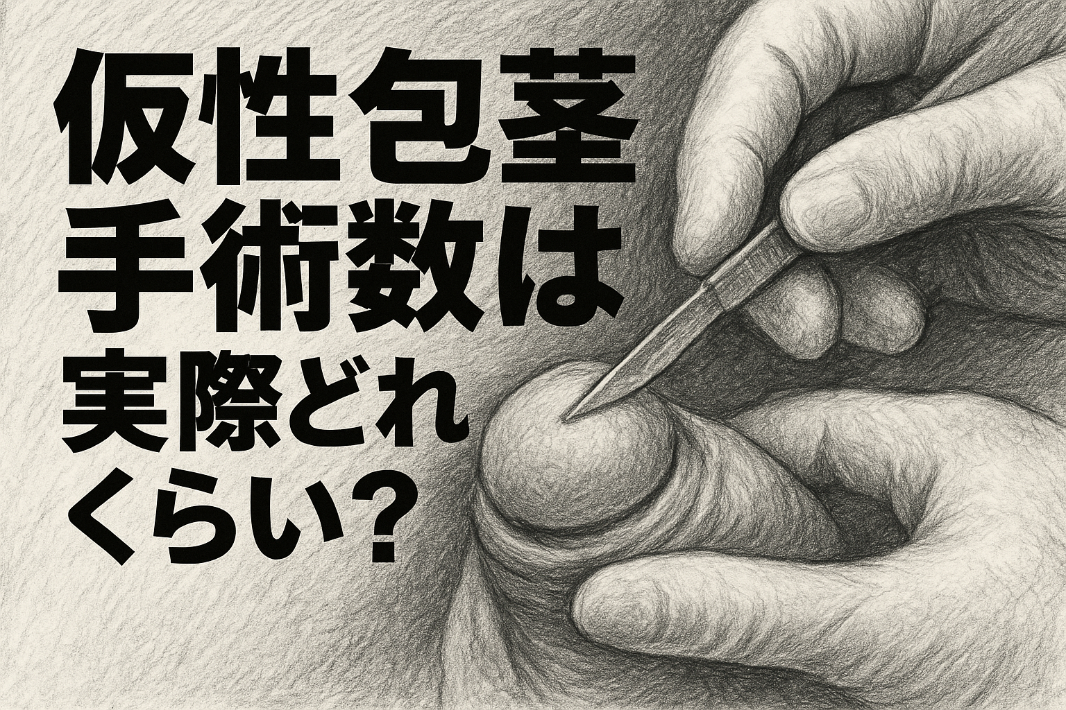 仮性包茎手術数は実際どれくらい?