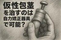 仮性包茎を治すのは自力矯正器具で可能？