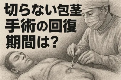 切らない包茎手術の回復期間は？