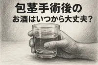 包茎手術後のお酒はいつから大丈夫？