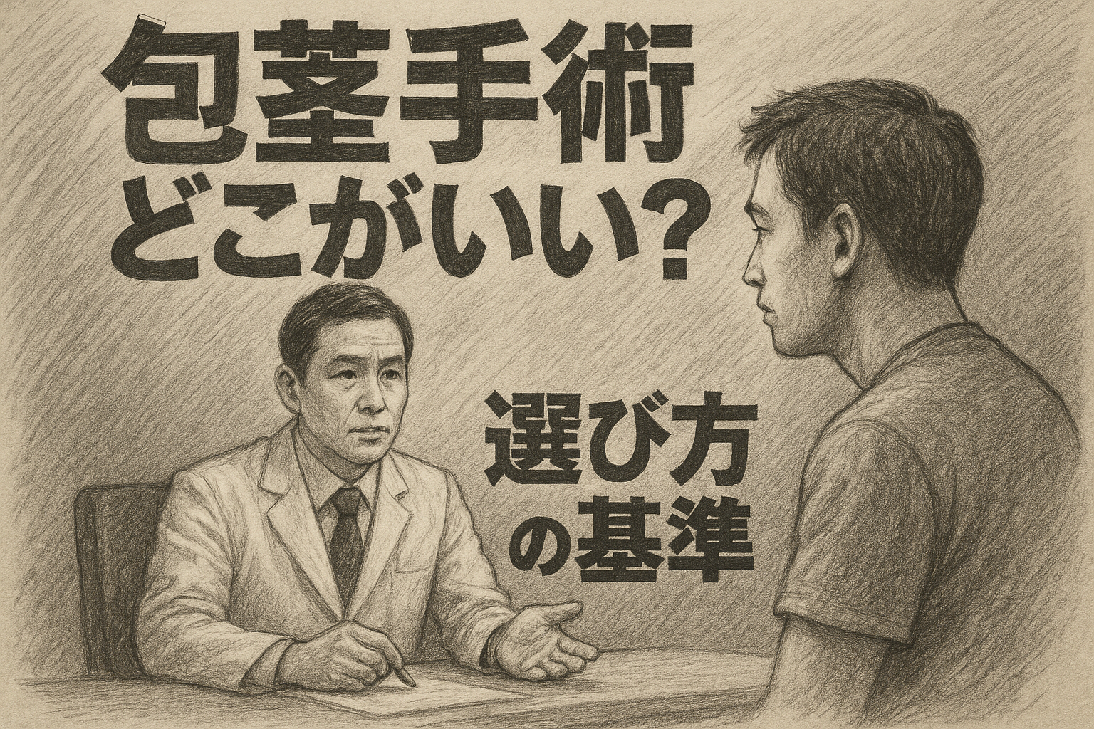 包茎手術どこがいい?選び方の基準