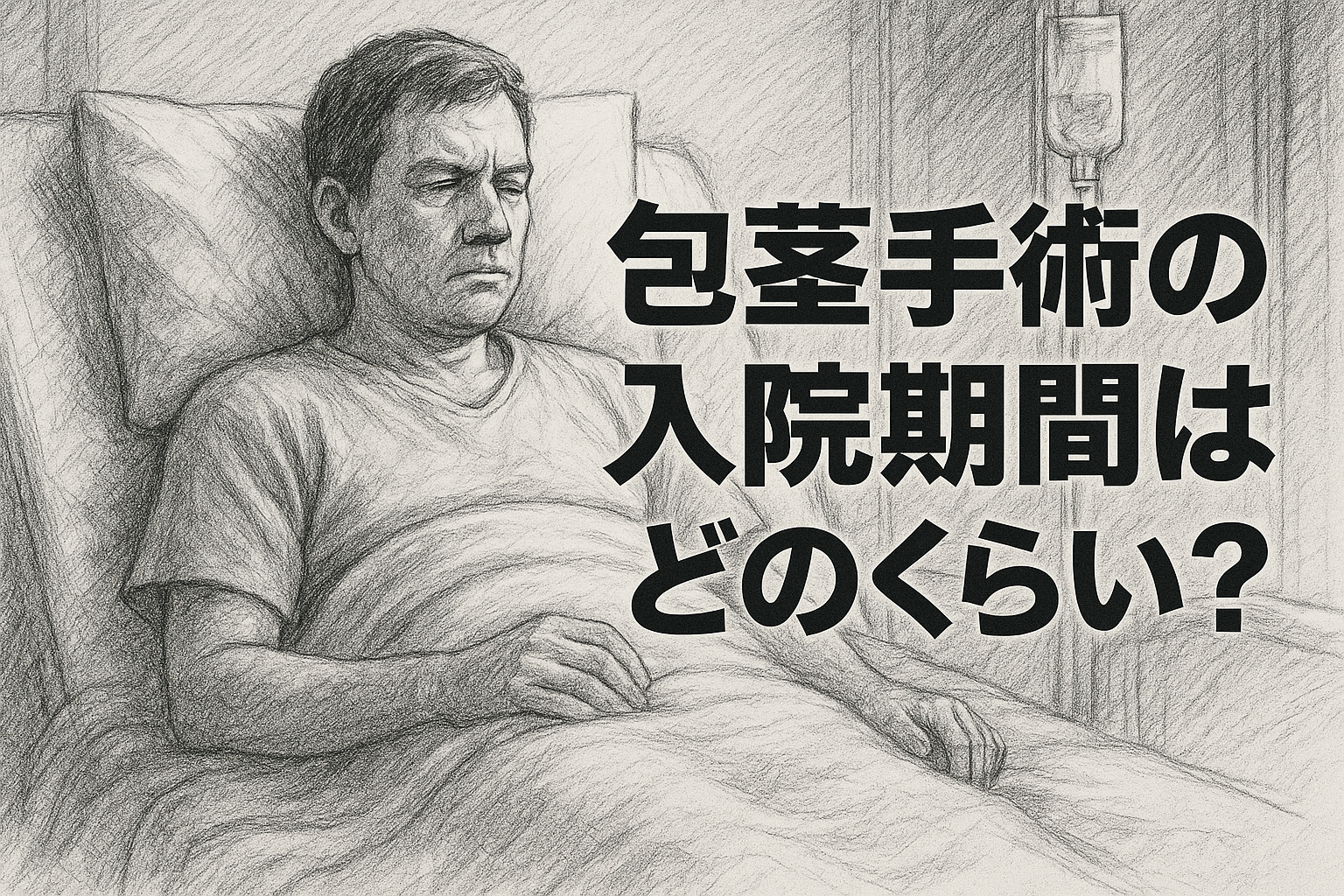 包茎手術の入院期間はどのくらい？