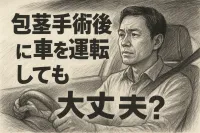 包茎手術後に車を運転しても大丈夫？