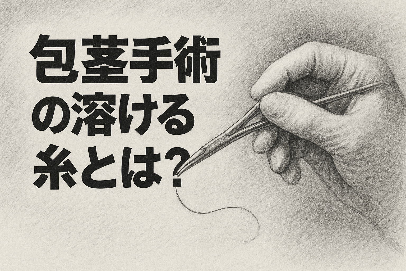 包茎手術の溶ける糸とは？