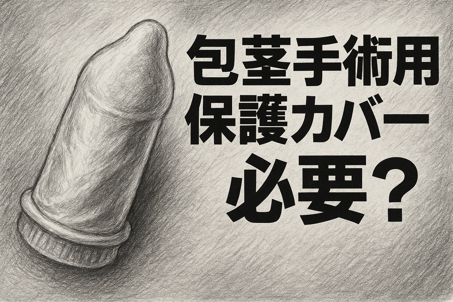 包茎手術用保護カバーは必要？