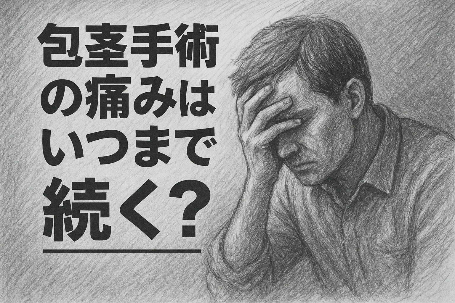 包茎手術の痛みはいつまで続く？